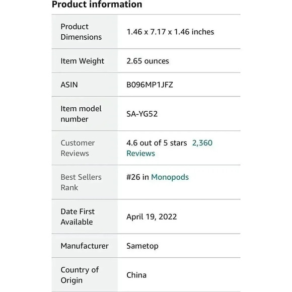 Sametop Floating Hand Grip Waterproof Handle For GoPro Hero 12-1 DJI Osmo Action - Picture 8 of 9